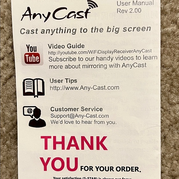 🔥 AnyCast will cast anything to the big screen. Brand new in box - Picture 3 of 3